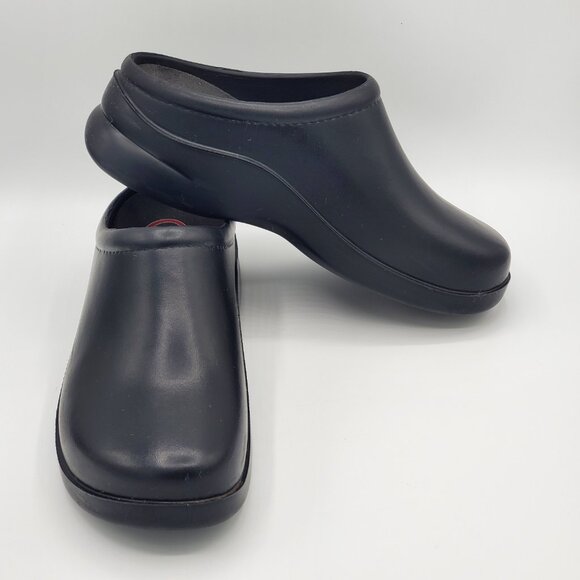 KLOGS Dusty Unisex Black Work Clog, Size 7W - Picture 4 of 9
